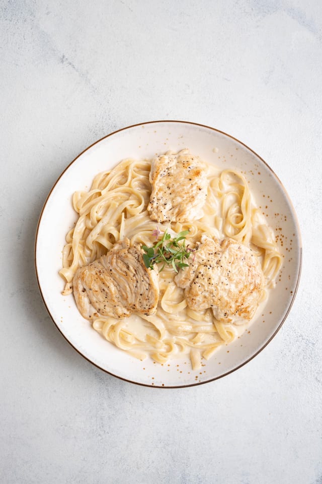 Fettuccini Alfredo.