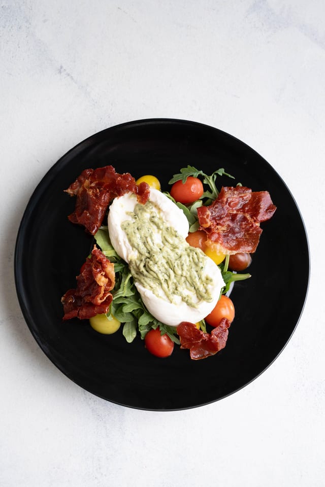 Burrata Salad.